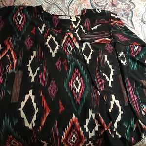 Western bat wing top